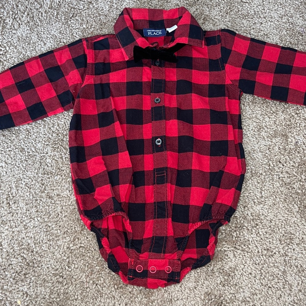 Baby Collared Button Down Onsie